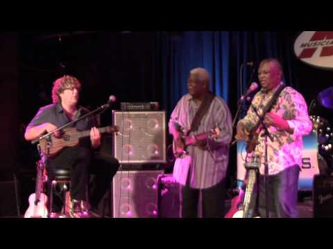 Stu Hamm, Bakithi Kumalo, and Abe Laboriel Sr. Bass Jam at MI in Hollywood
