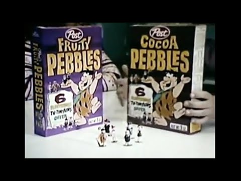 Fruity & Cocoa Pebbles Cereal 'Tinykins Toys' Commercial (1973)
