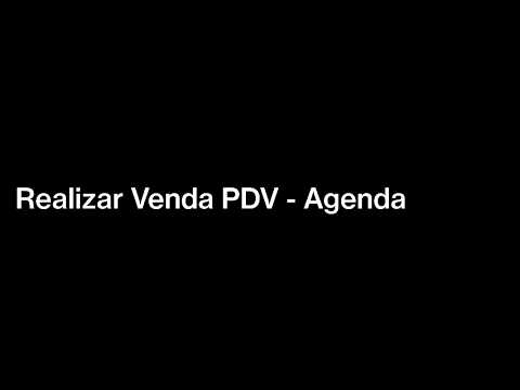 Realizar Venda PDV - Agenda
