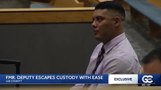 Former Lee County deputy escapes from jail