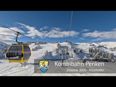 Kombibahn Penken (Winter) Full Ride - Mayrhofen | Built by Doppelmayr in 2010
