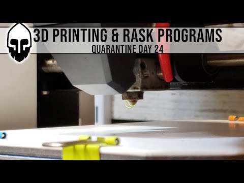 3d Printing Adventures & Getting Rask Programming Done! - Quarantined Shop Life 24