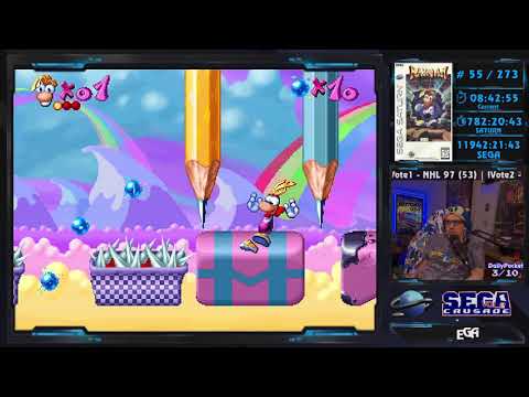SEGA Crusade Vol 2 - #55 - Rayman - Saturn - Part 2