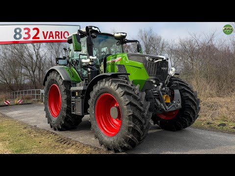 We're driving the new FENDT 832 Vario…🚀