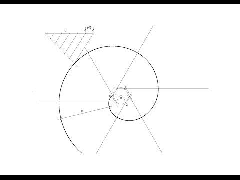 How to draw a involute of a hexagon