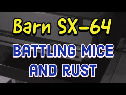 Barn find Commodore SX-64...complete with rust and mouse droppings