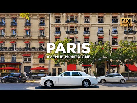 The Most Luxurious Neighborhood in Paris - Walking Tour  -  4K   60 fps