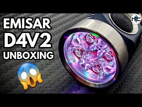 Emisar D4V2 Flashlight - Unboxing and First Impressions