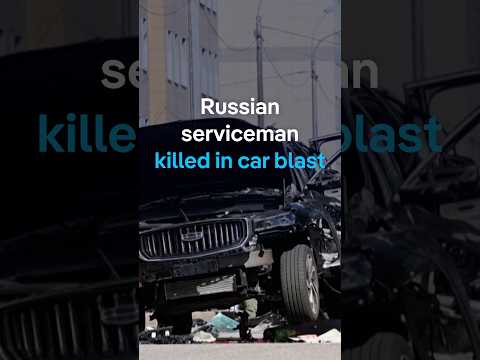 Russian serviceman killed in car blast | DW News