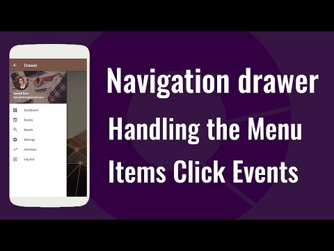 Using Fragments with Navigation Drawer Part2