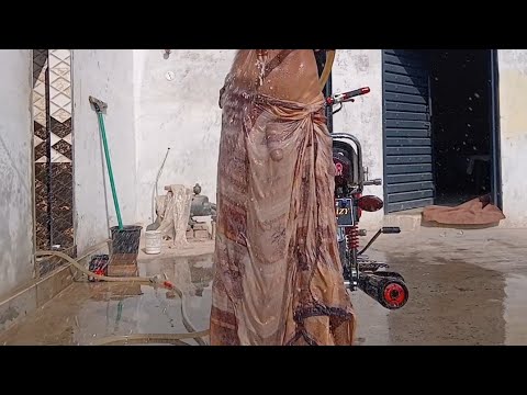 Tubewell swimming and bathing Anwar Langrial 