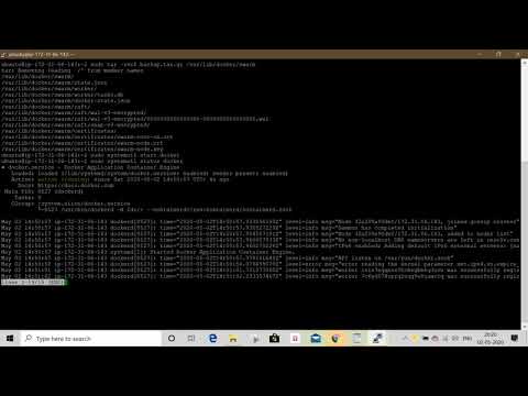 7 How to take Docker swarm backup and restore