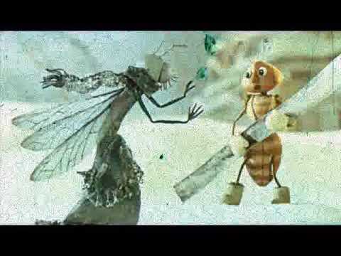 Мультфильм "Стрекоза и муравей"