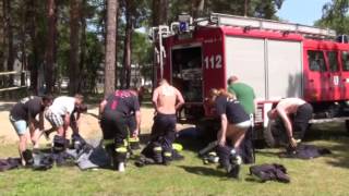 preview picture of video 'Cold Water Challenge 2014 Feuerwehr Mellensee'