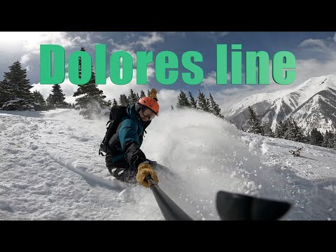 Snowboarding Dolores Silverton Mountain Colorado top to bottom ski trail BEST HD