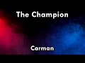 The Champion - Carman  (Lyrics)