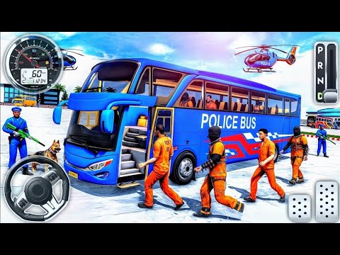 US City Police Bus Simulator Bus Driving Games 2024–3D Android Gameplay|