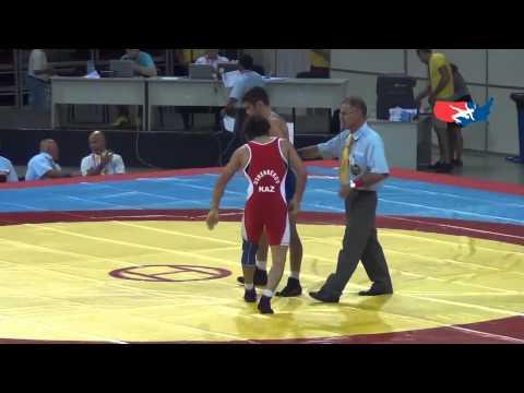 Jr World GR: Tuma (USA) dec. Uzkenbekov (KAZ), 60 kg