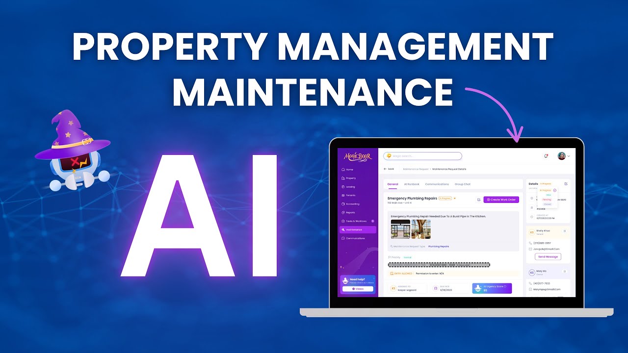 Property Management Maintenance Software Powered by AI