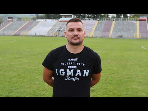 Adnan Elezović, šef stručnog štaba FK Igman nakon poraza od Sloge Meridian..