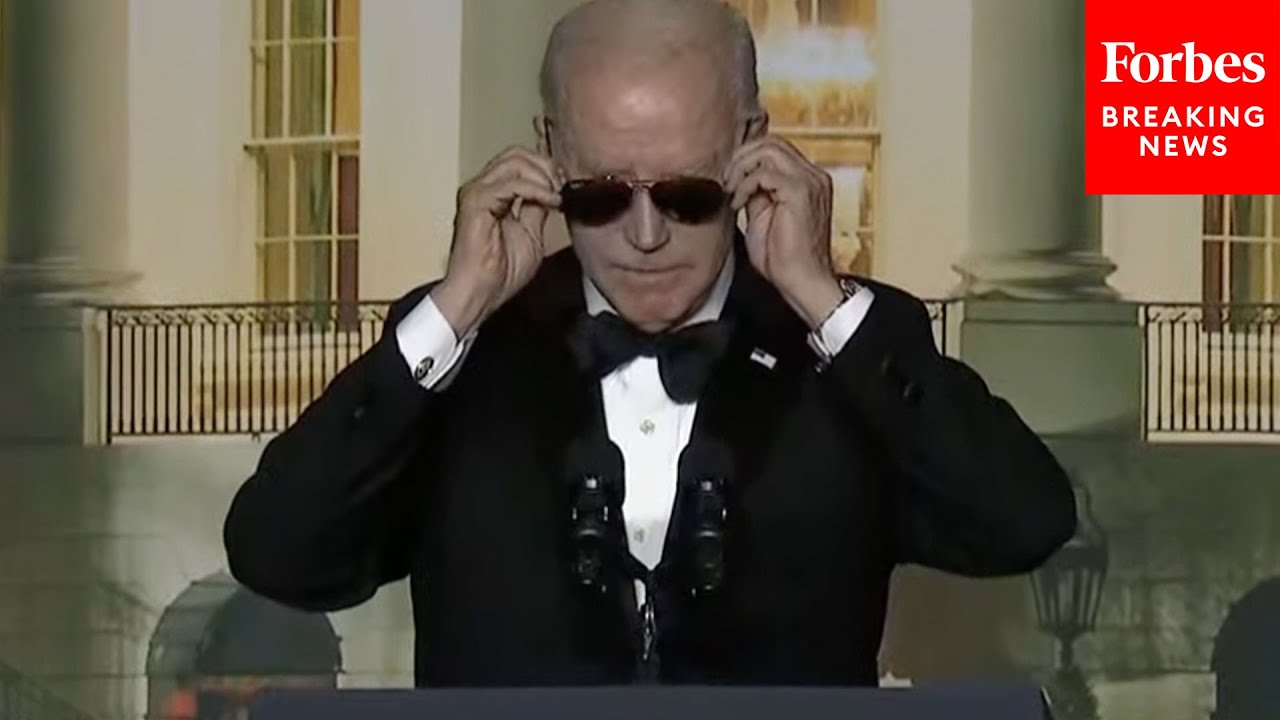 JUST IN: Biden Jokes About Taking No Questions, 'Dark Brandon' At White House Correspondents' Dinner
