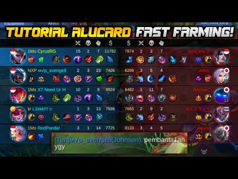 TUTORIAL ALUCARD FAST FARMING 2022! - MLBB