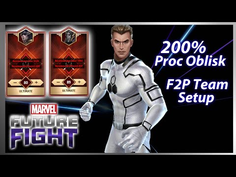 WBU Proxima 80 & Corvus 89 Featuring Mr.Fantastic With a 200% oblisk | Marvel Future Fight |
