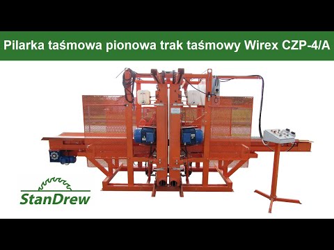 Pilarka taśmowa pionowa trak taśmowy Wirex CZP-4/A - StanDrew maszyny stolarskie