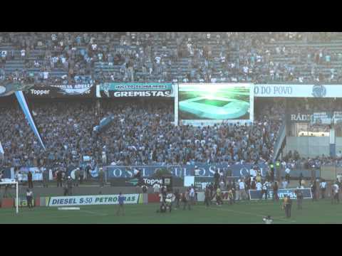 "AVALANCHE do GRÃŠMIO na despedida do Olímpico Monumental!" Barra: Geral do Grêmio • Club: Grêmio