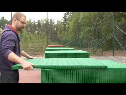 Bergo Tennis court - installation instruction