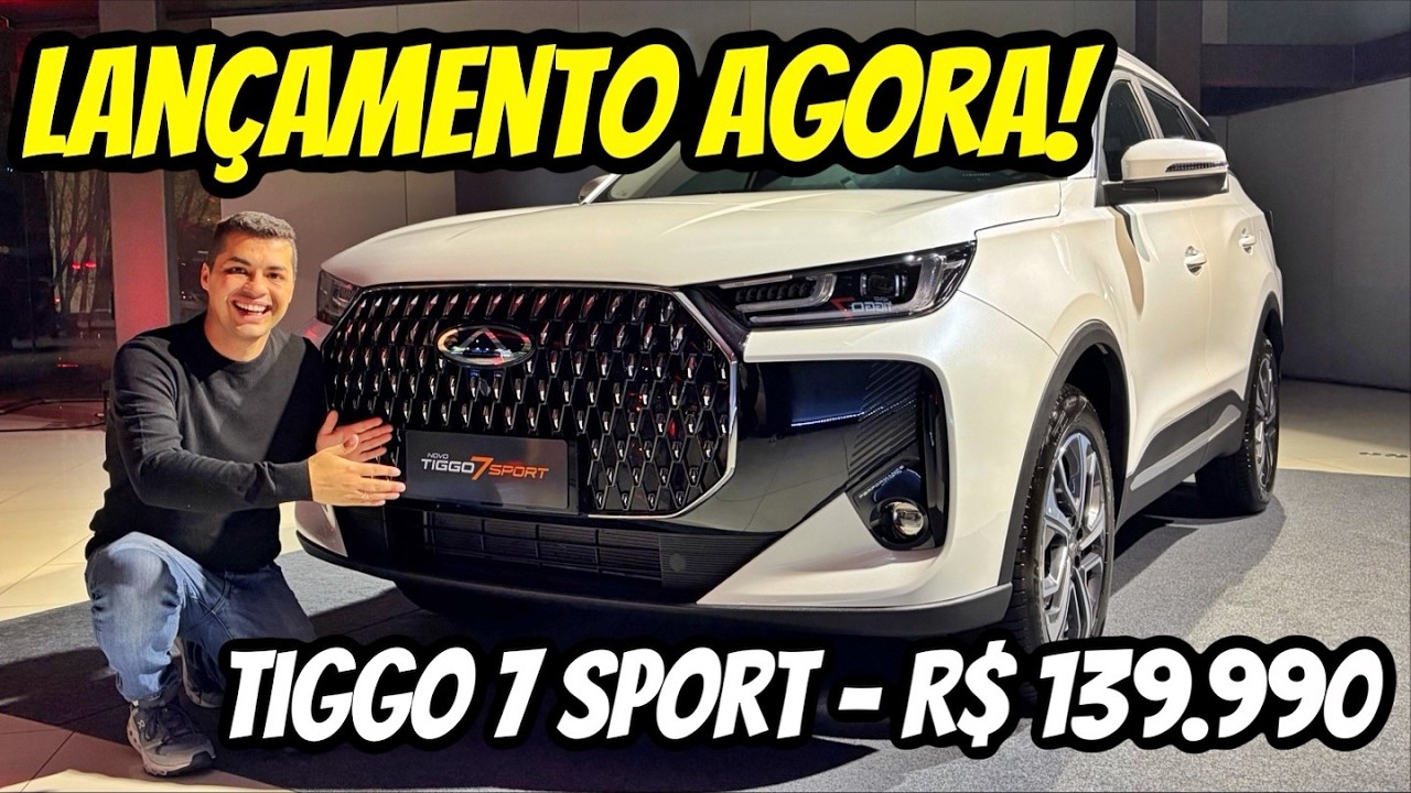 NOVO TIGGO 7 SPORT 2027 - R$ 139.990 LANÇAMENTO AGORA!