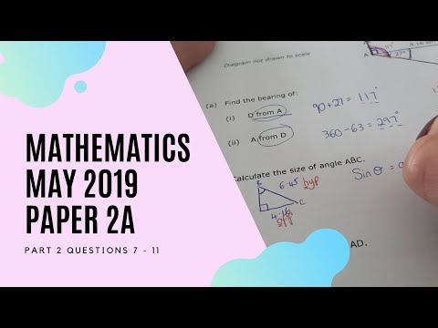 May 2019 Maths SEC Paper 2A (Part 2):  O'level Pastpaper Walkthrough - Ms. Ramona Galea