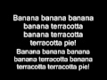 Banana Terracotta PIE! 
