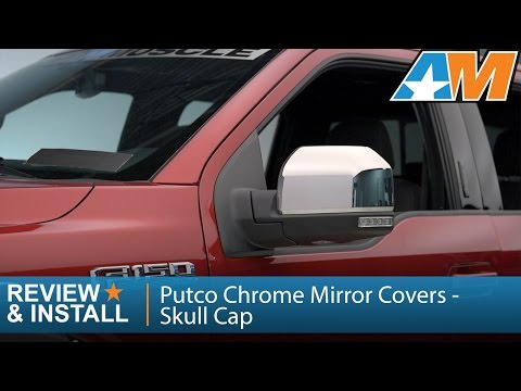 2015-2016 F-150 Putco Chrome Mirror Covers - Skull Cap Replacement Review & Install