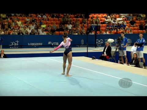GADIROVA Jennifer (GBR) - 2019 Artistic Junior Worlds, Gyor (HUN) - Qualifications Floor Exercise