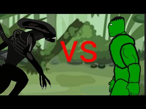 Alien vs hulk