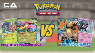 Mega Venusaur and Mega Kangaskhan DUKE IT OUT with HUGE DAMAGE!!