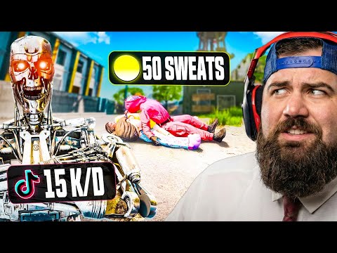 I Put a 15 K/D TikToker in a Lobby of SWEATS...