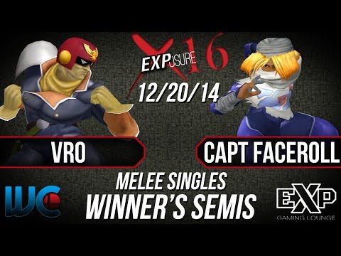 EXPosure 16 - Captain Faceroll (Sheik) vs. Vro (Falcon/Marth) Melee Winner's Semis