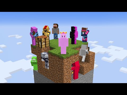 I Put 10 YouTubers in One Minecraft Chunk
