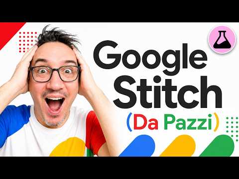 Google Stitch: crea siti e app in 2 minuti con l’AI (pazzesco)