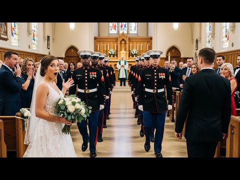 Bride Shocked When 12 Marines Crash Her Wedding — The Reason Will Make You Cry