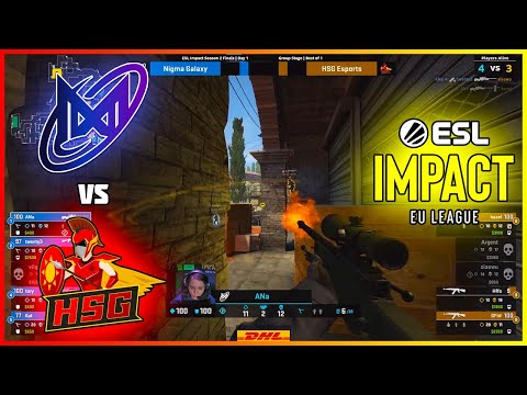 OPENING GAME | Nigma Galaxy vs HSG fe | ESL Impact League Season 2 Finals (LAN) - HiGHLiGHTS | CSGO