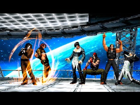 Kof Mugen Master Kyo Vs Iori-Ralf Team