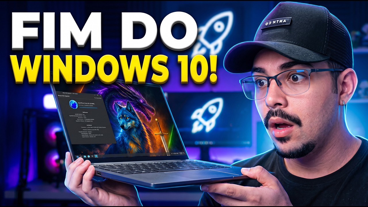O FIM do Windows 10? Esse Sistema gasta 1GB de RAM e Roda TUDO!  Vendefoul Wolf