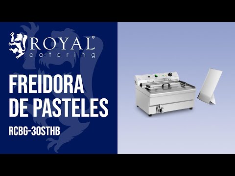 vídeo - Freidora de pasteles - 30 litros - 9.000 W - zona fría