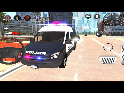 American Police Van Driving: Offline Games No Wifi - Android Gameplay