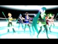 MMD Shake it Miku Len Rin meiko Teto Kaito luka)
