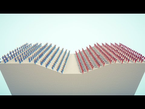 MELEE TOURNAMENT 100 vs 100 - Totally Accurate Battle Simulator TABS