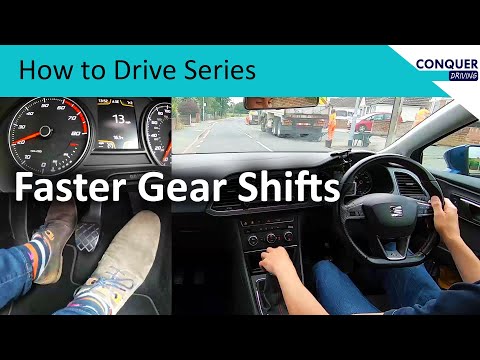 How to shift gears quickly and smoothly in a manual car